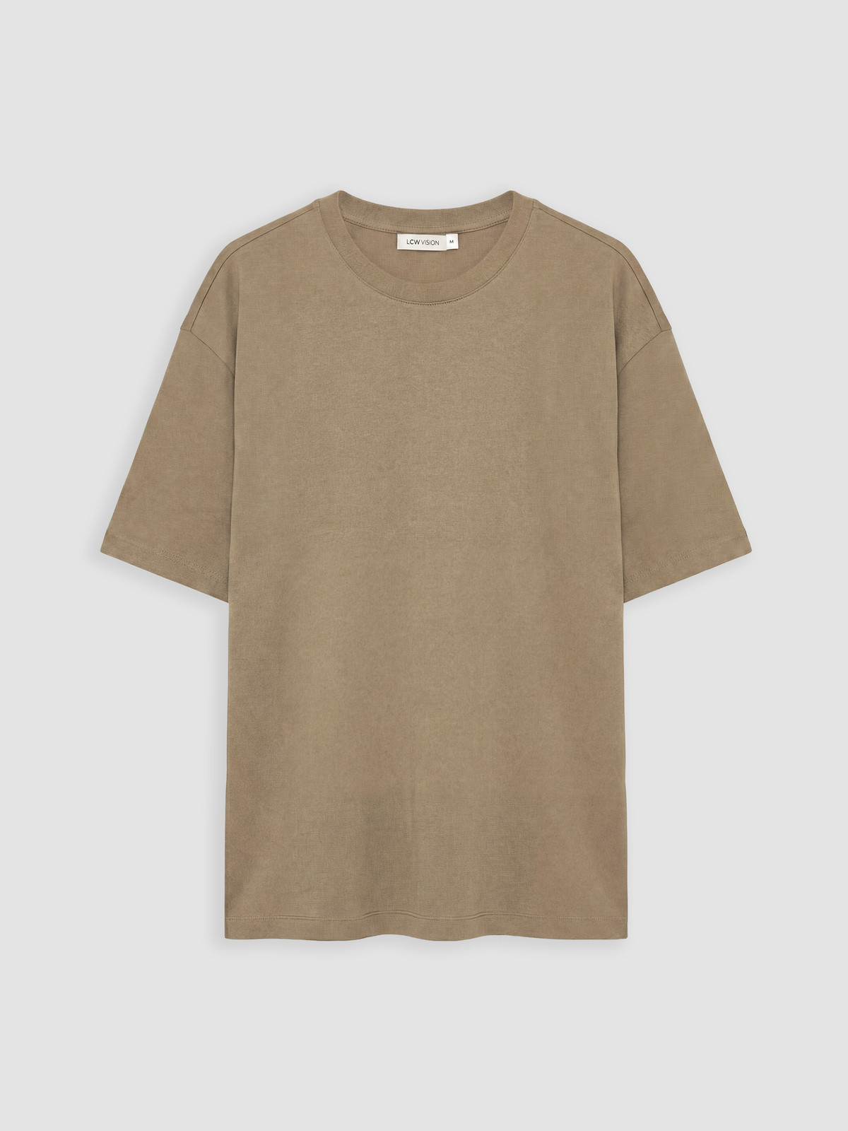 LCW Vision Boxy Fit Thick Fabric T-shirt /05