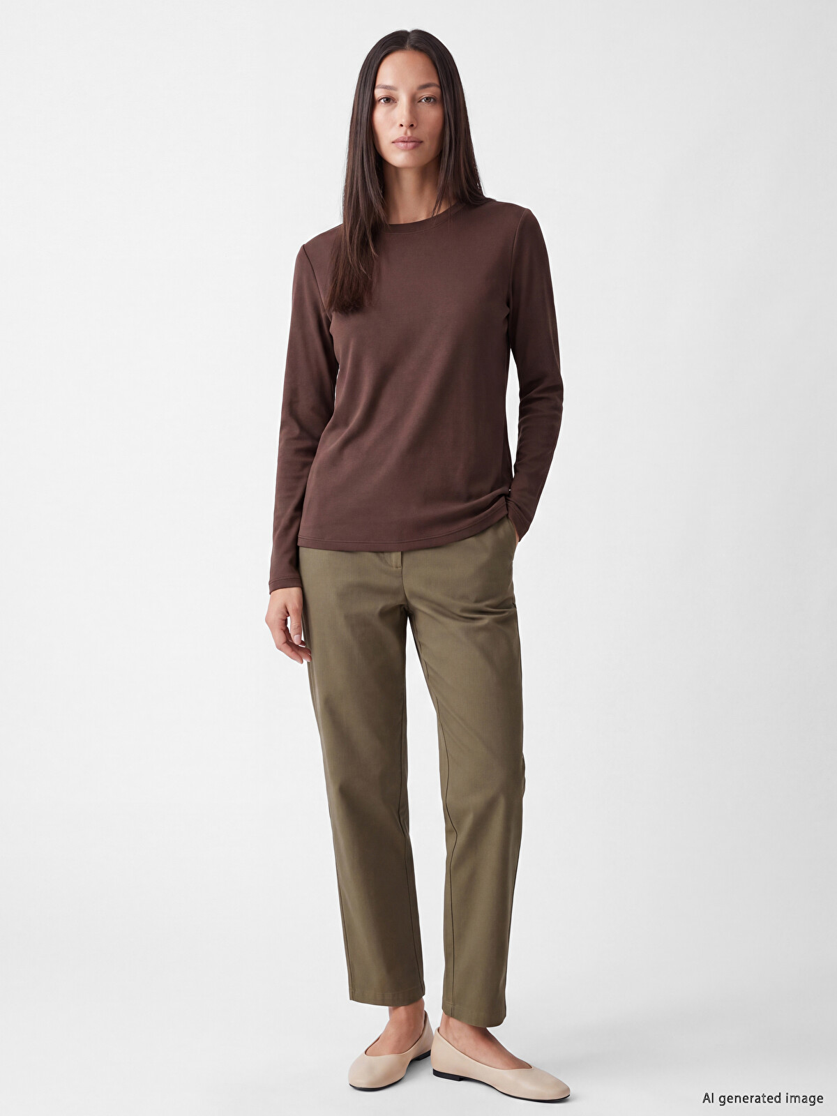 LCW EVERYDAY Crew Neck %100 Cotton Women's Body