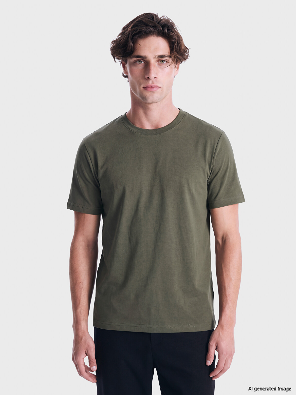 LCWAIKIKI Classic Regular Fit Dry Touch Thick Fabric T-Shirt /03