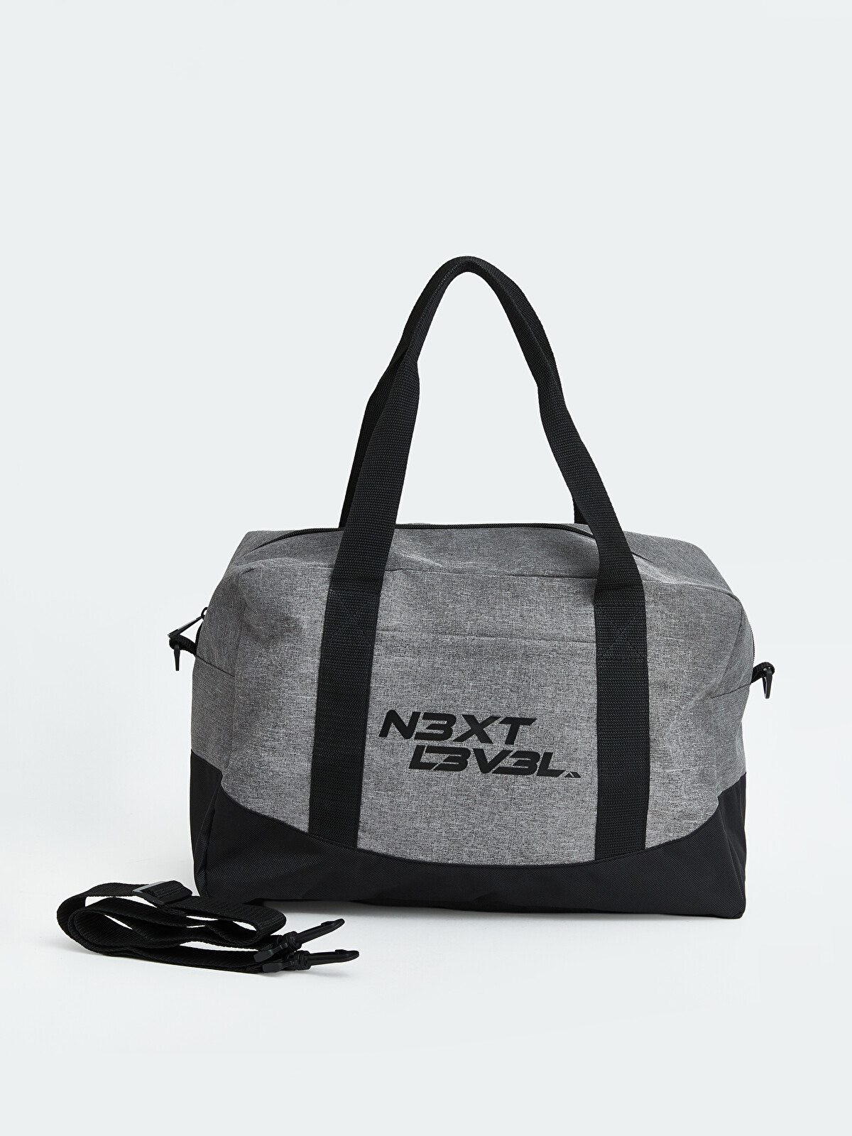 LCW ACCESSORIES Siyah Baskılı Erkek Spor Çantası - W6P658Z8-HUC | LCW