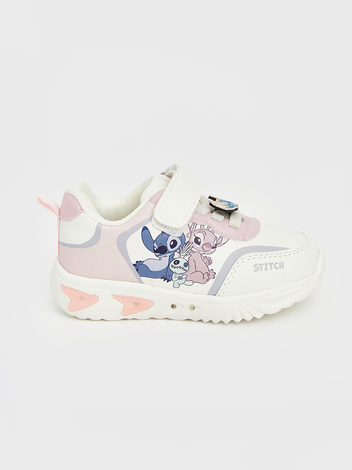チッチ❤️ LCW STEPS Bej Stitch Baskılı Işıklı Kız Çocuk Spor Ayakkabı