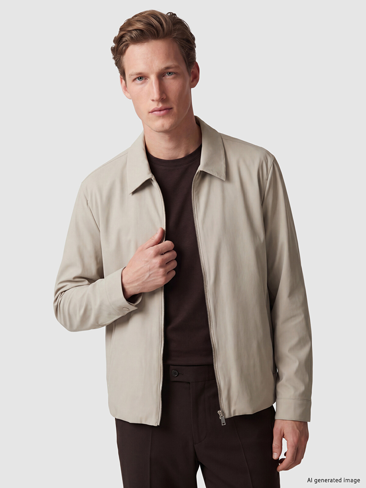 なかつ SOUTHBLUE Bej Regular Fit Soft Touch Erkek Ceket - W6U209Z8-ZLP | LCW