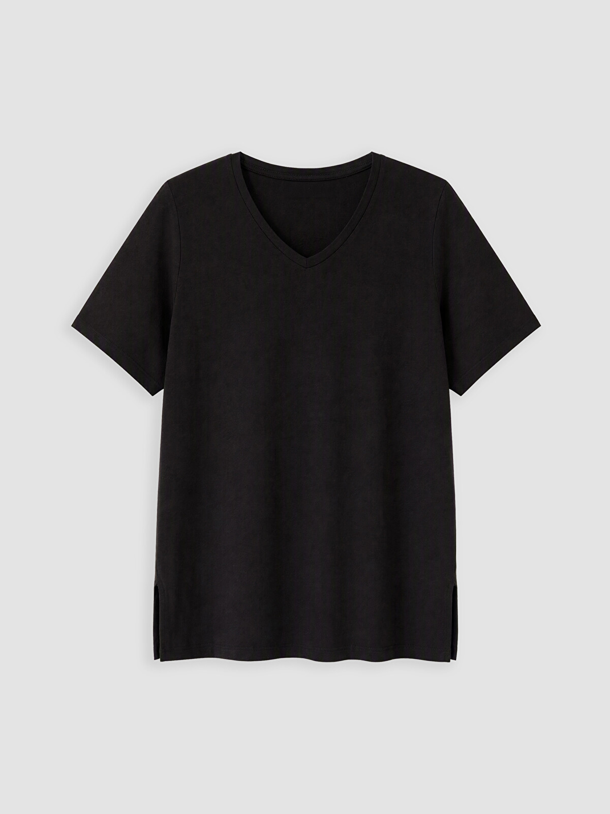 LCW Curve Plus Size %100 Cotton Women's T-Shirt