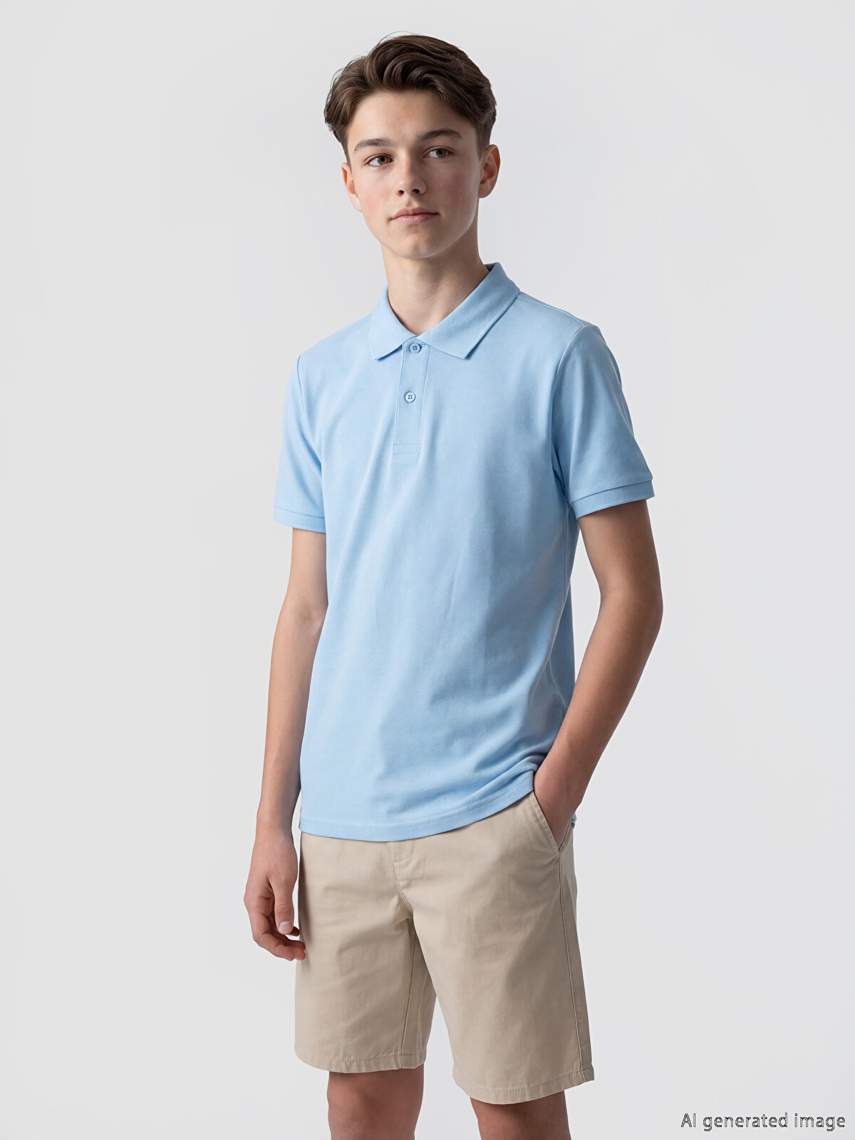 LCW Kids Polo Yaka Erkek Çocuk Pike Tişört