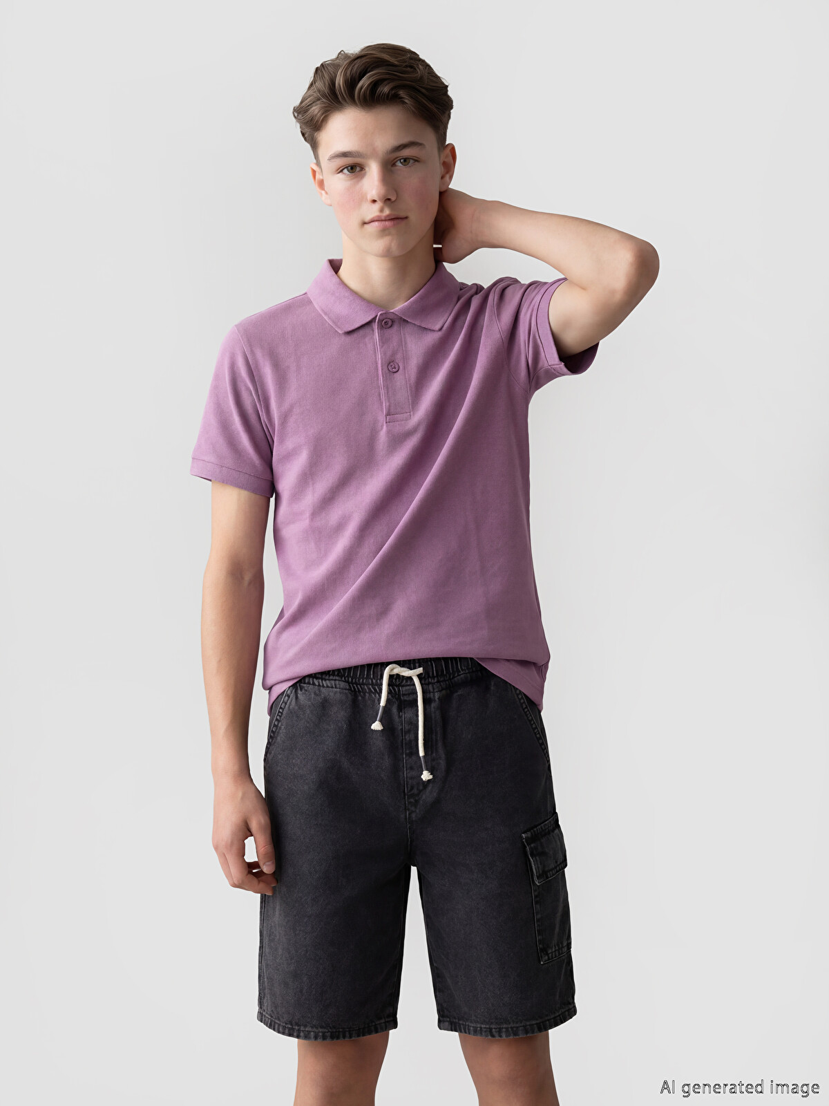 LCW Kids Polo Yaka Erkek Çocuk Pike Tişört