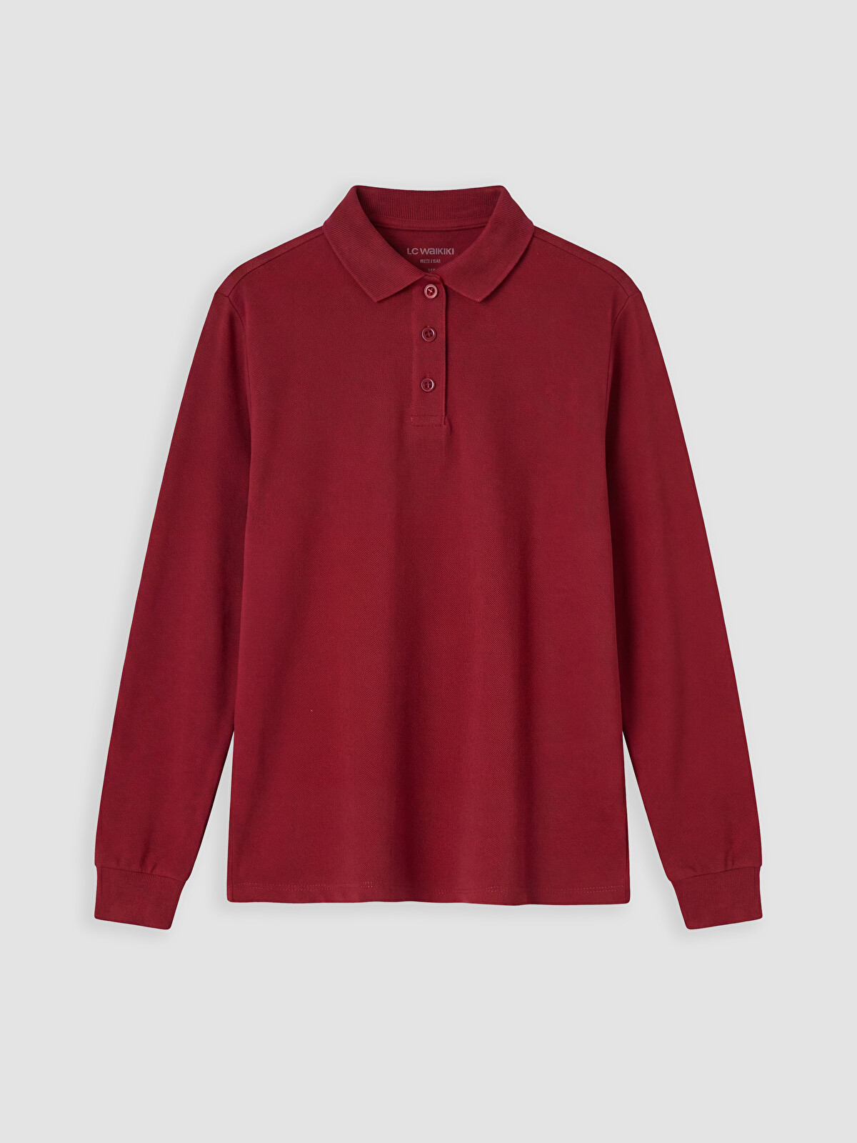 LCW Kids Polo Collar Girls' Pique T-Shirt