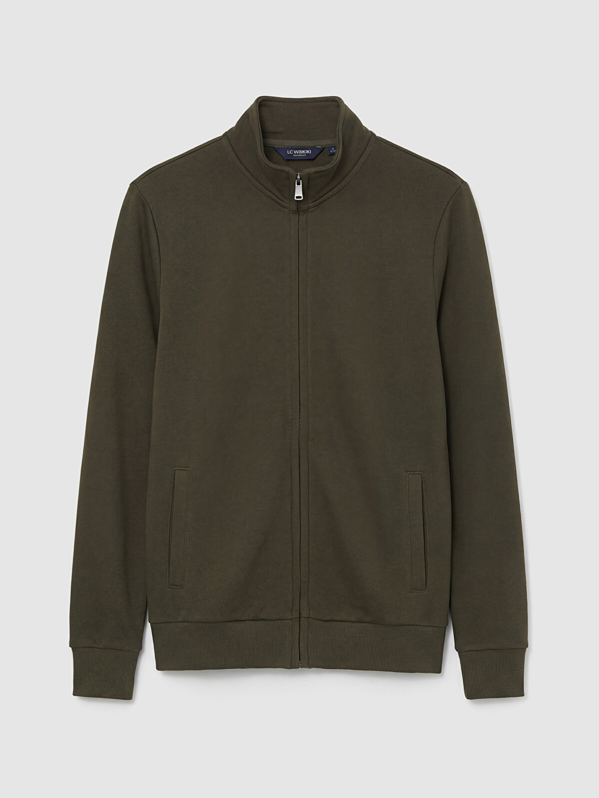 SOUTHBLUE Standard Fit Funnel Neck Men's Zip-up Sweatshirt