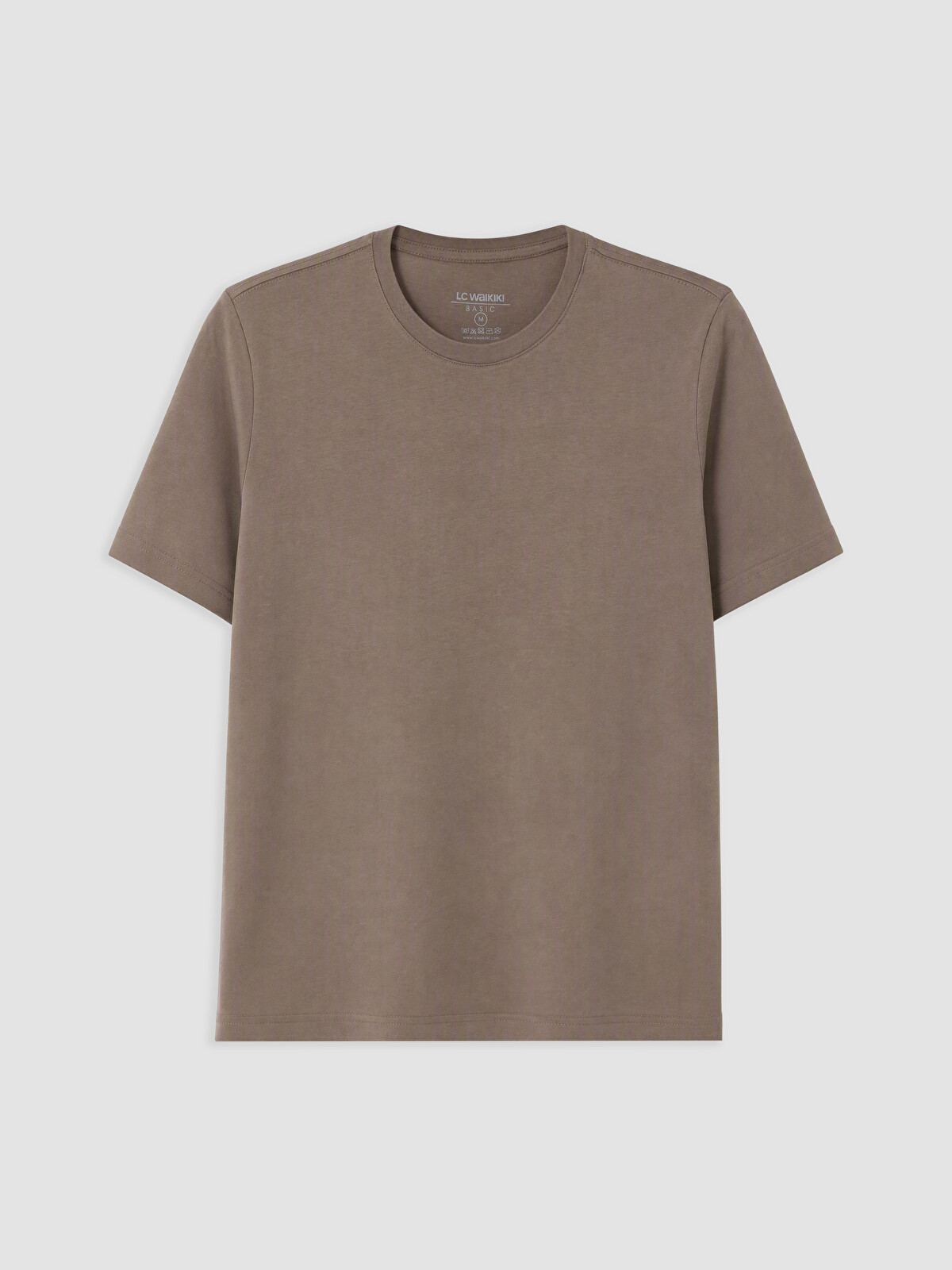 LCWAIKIKI Classic Man Brown T-Shirt