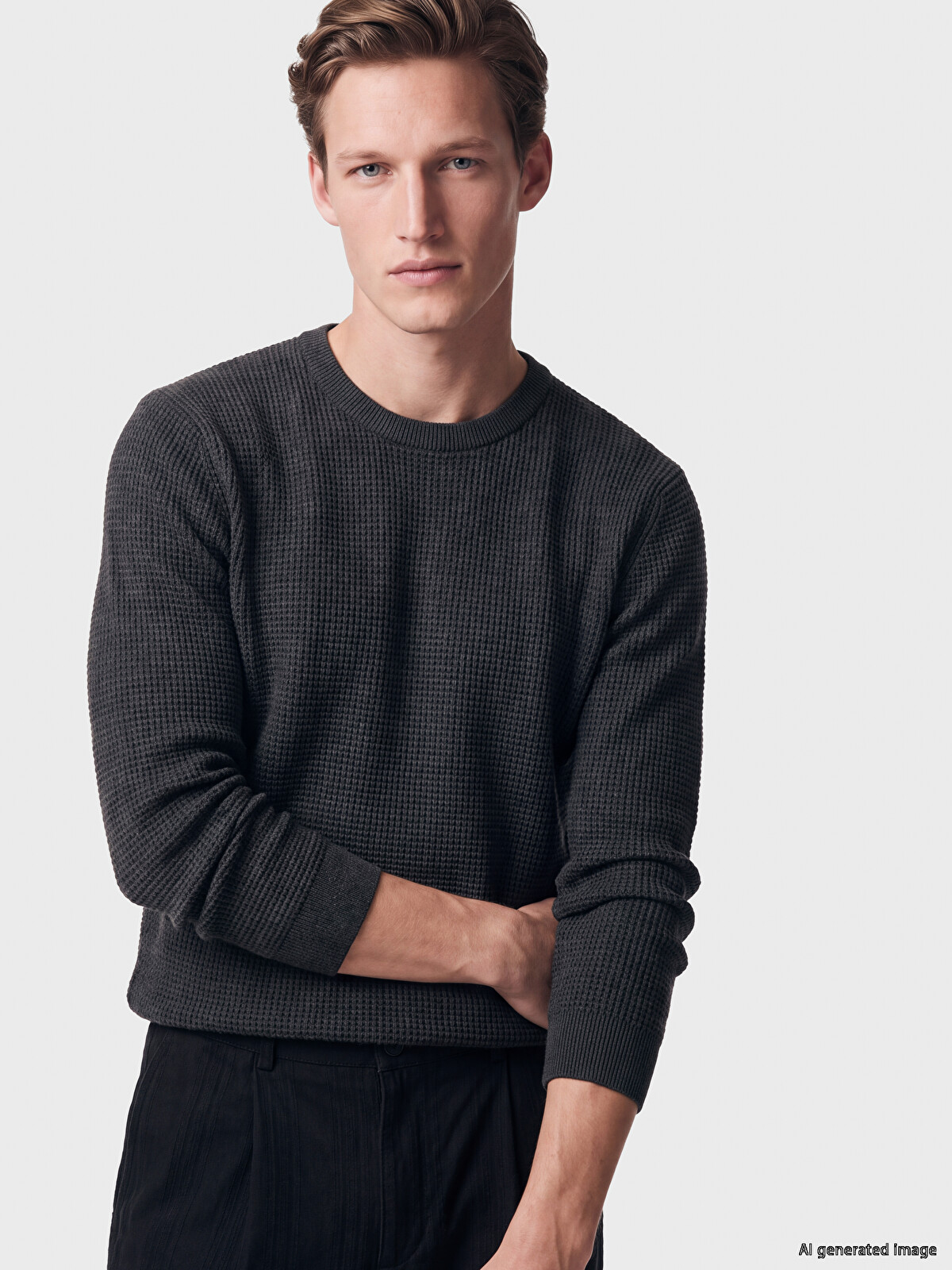 LCW Vision Crew Neck Men's Knitwear Sweater