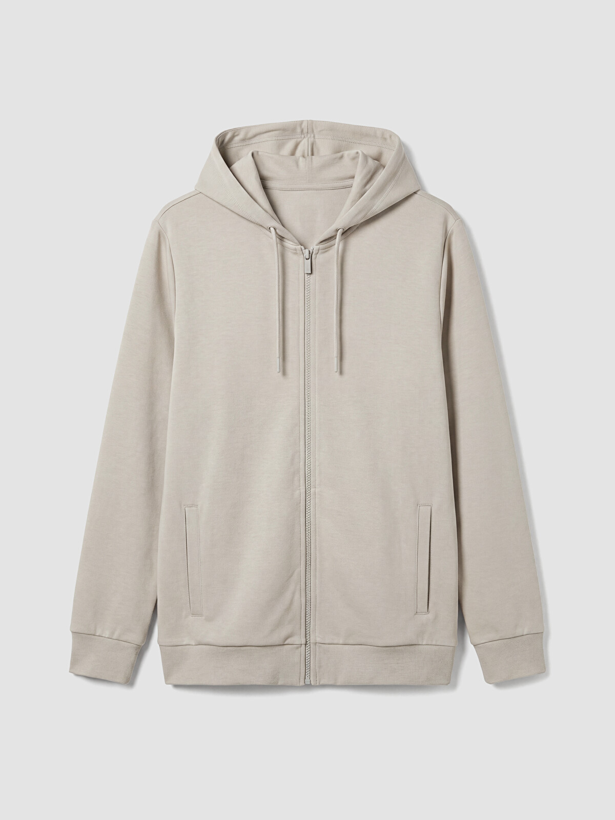 LCWAIKIKI Classic Hooded Men's Zip-Up Sweatshirt