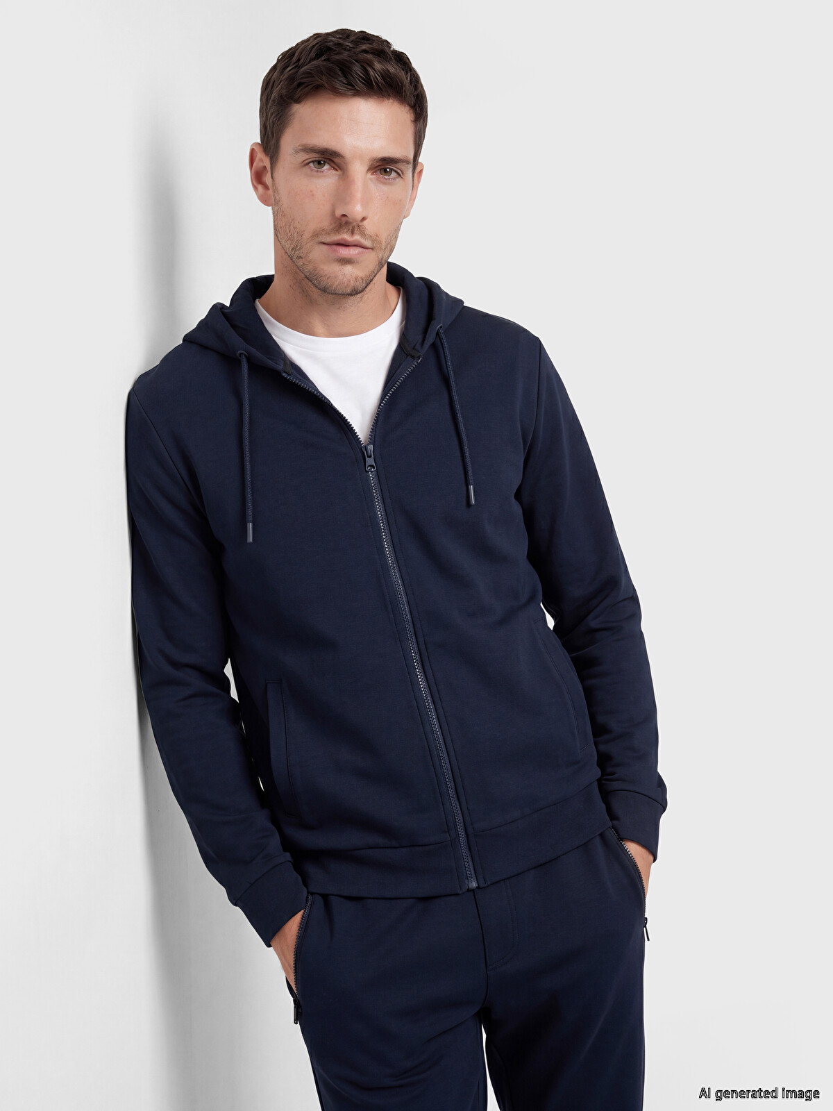 LCWAIKIKI Classic Hooded Men's Zip-Up Sweatshirt