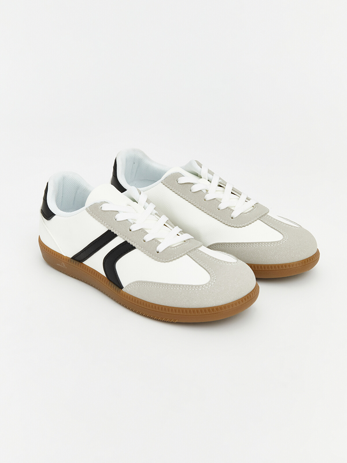 LCW STEPS Süet Görünümlü Şerit Detaylı Kadın Sneaker - W68222Z8