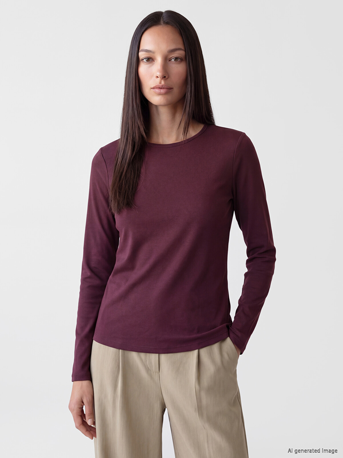 LCW EVERYDAY Body cu guler rotund pentru femei