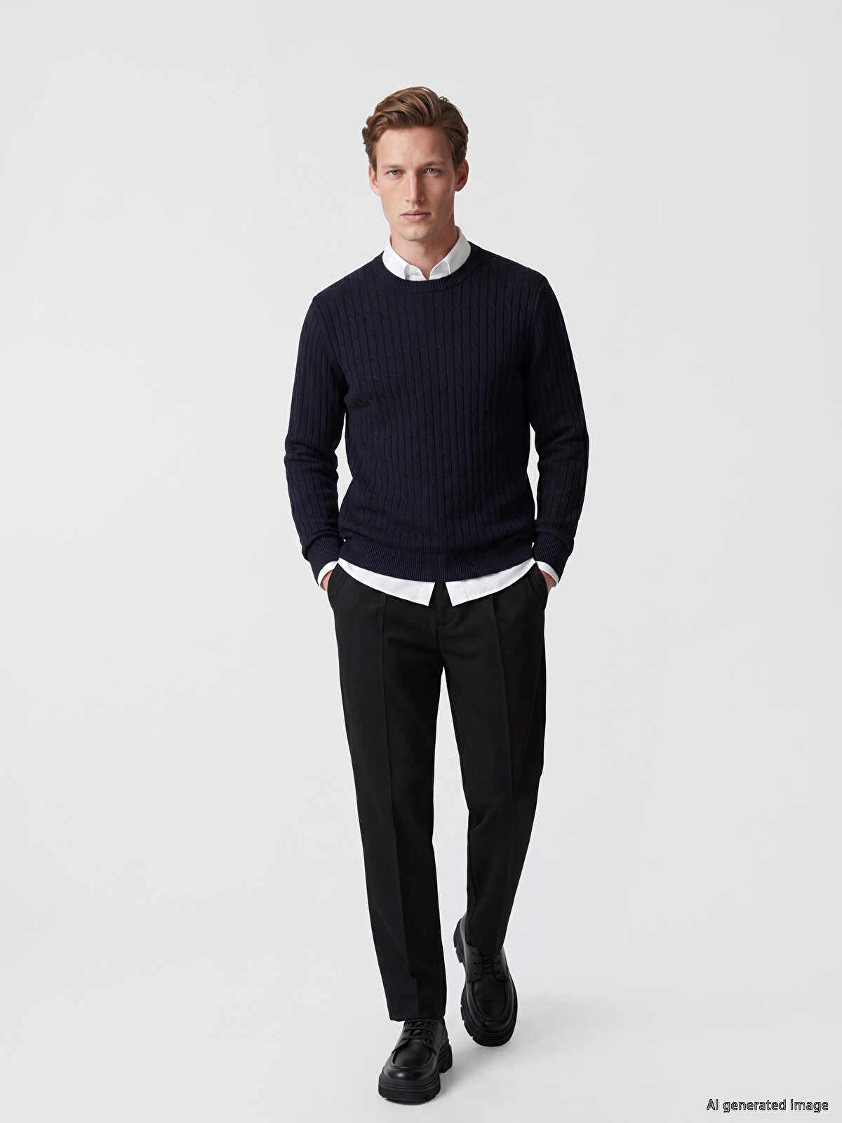 SOUTHBLUE Regular Fit Erkek Pileli Pantolon - W6AR19Z8-CVL | LC