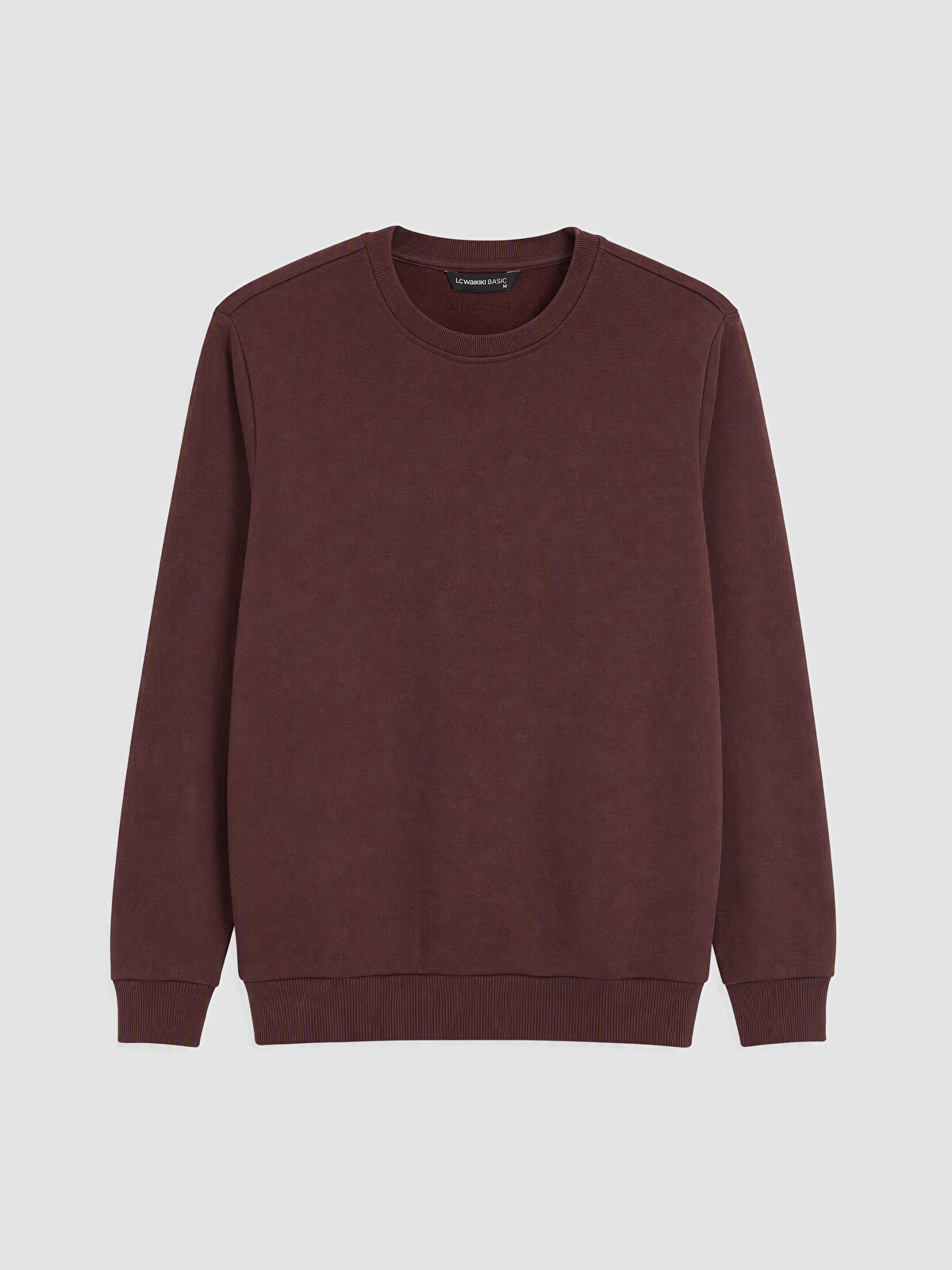 LCWAIKIKI Classic Bisiklet Yaka Erkek Kalın Sweatshirt