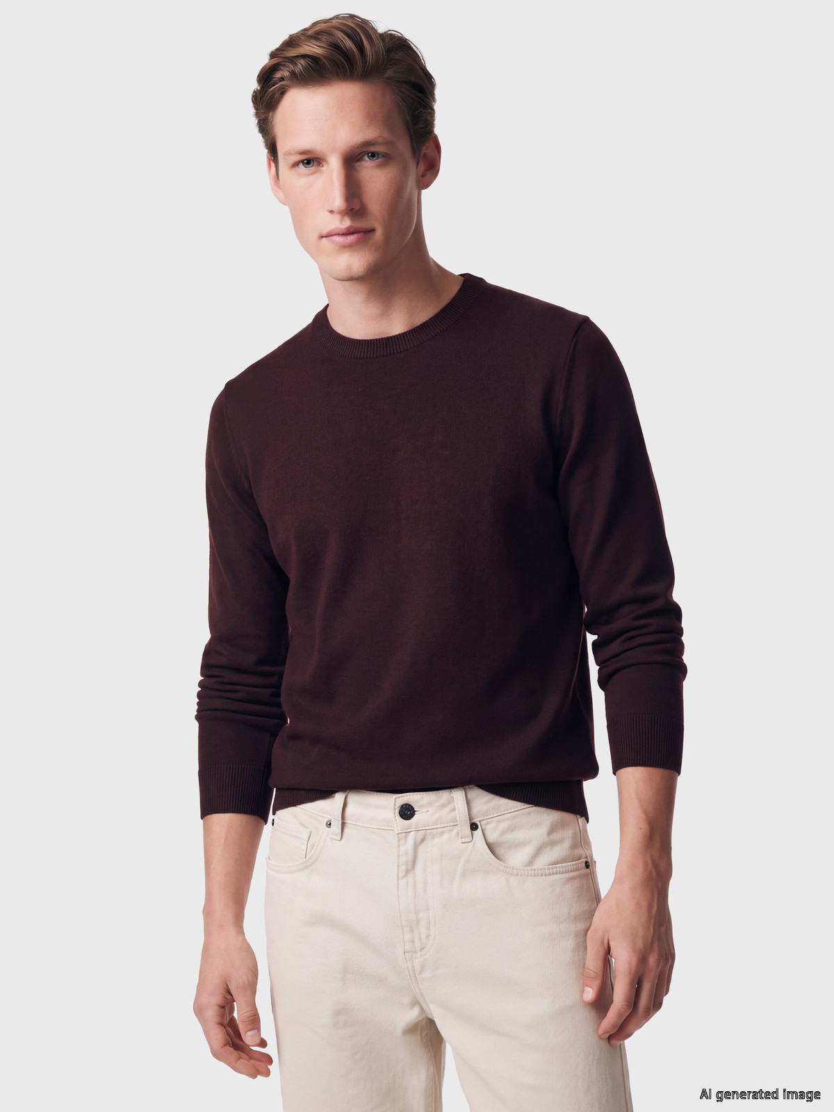 LCWAIKIKI Classic Crew Neck Men's Knitwear Sweater