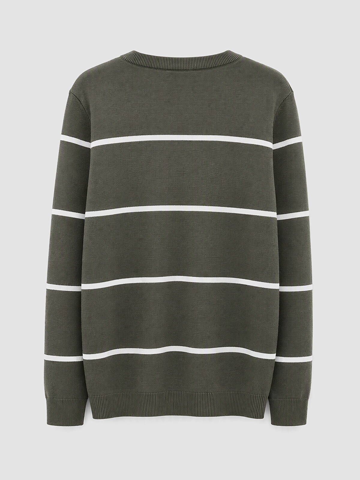 LCWAIKIKI Classic Crew Neck Striped Men's Knitwear Sweater