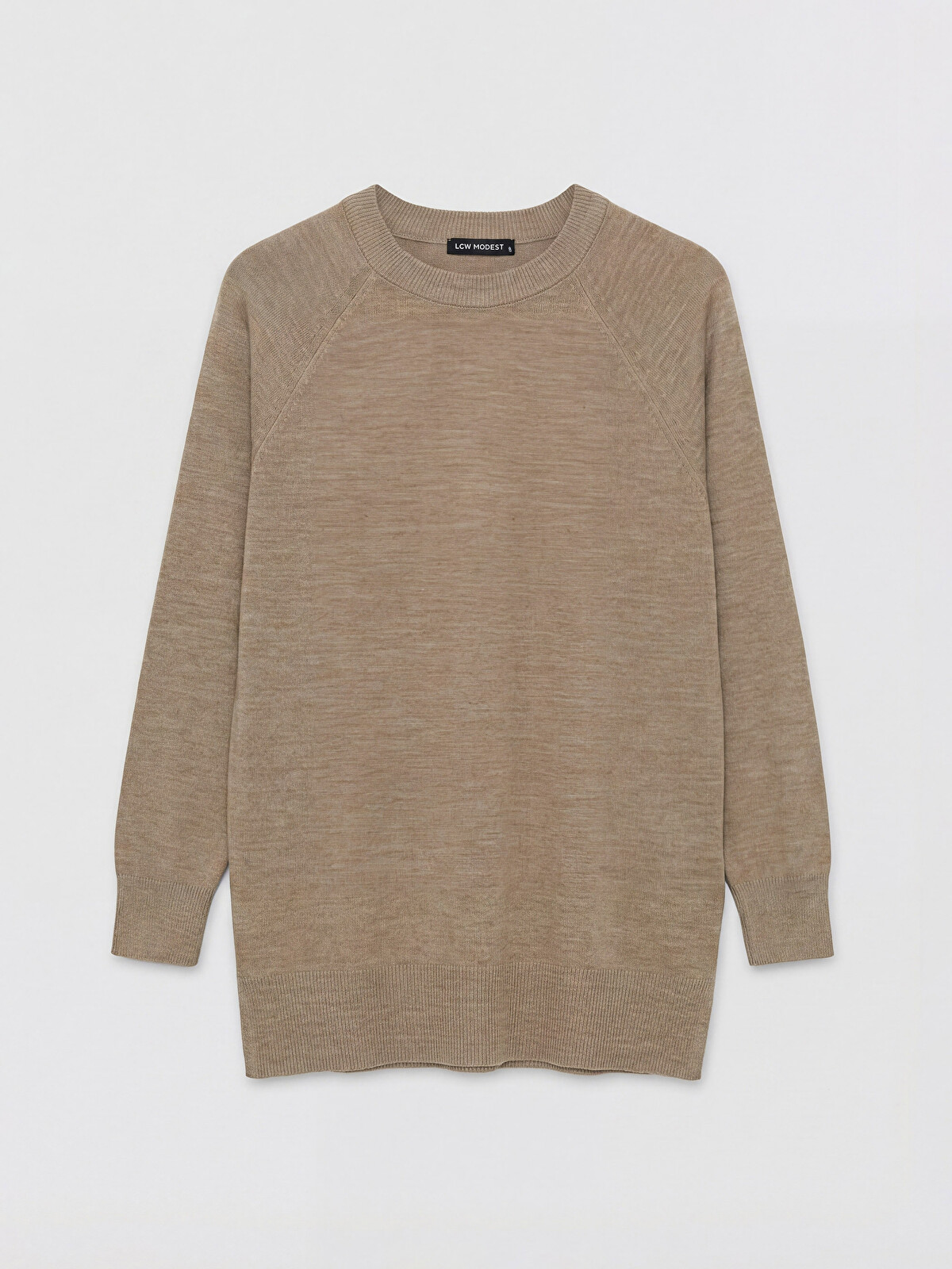 LCW Modest Bisiklet Yaka Kadın Triko Tunik