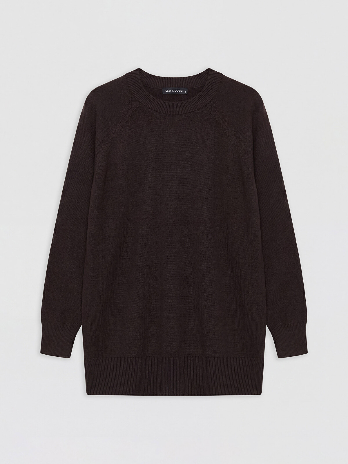 LCW Modest Bisiklet Yaka Kadın Triko Tunik