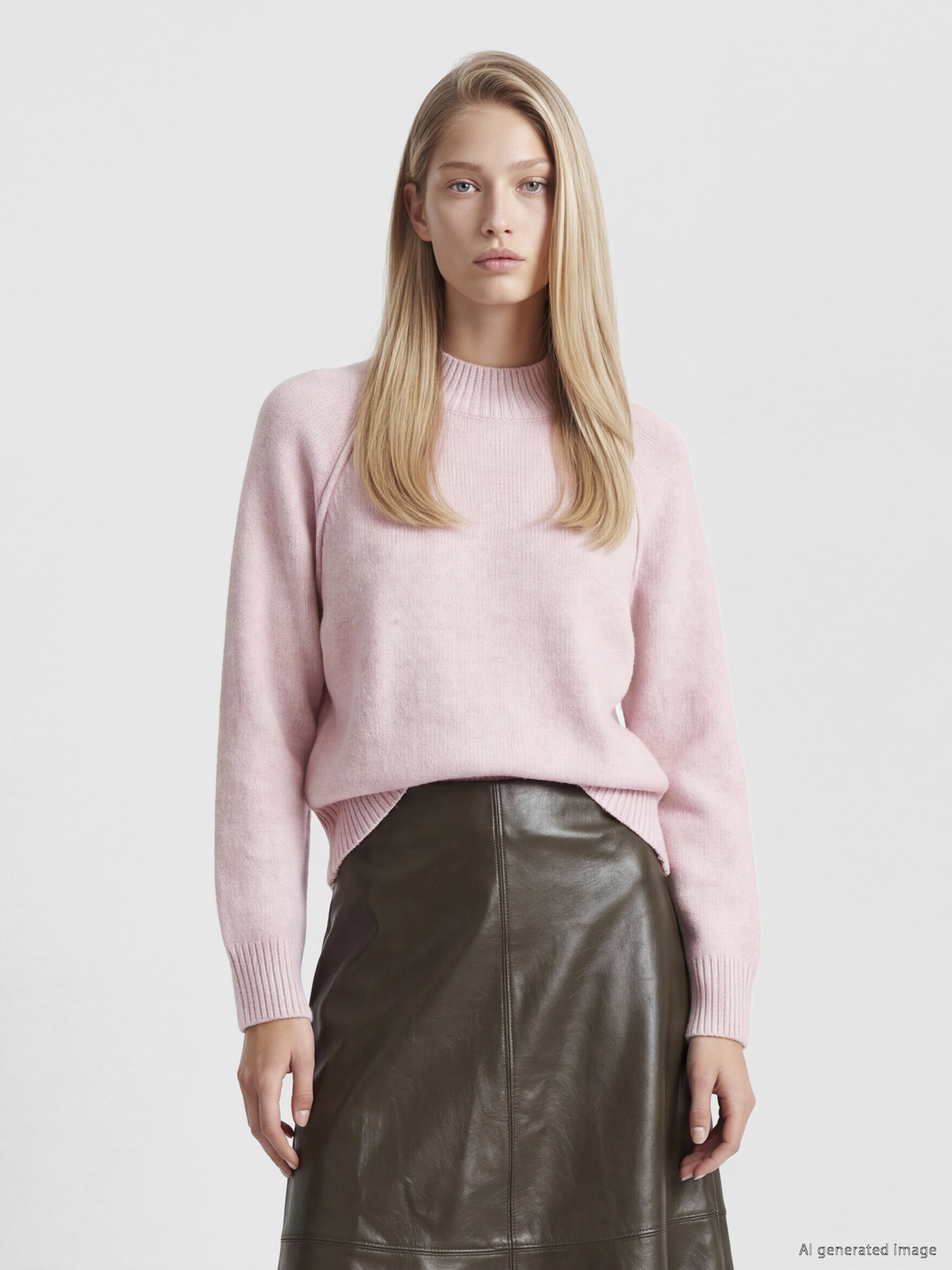 LCW Comfort Mock Neck Women's Knitwear Sweater