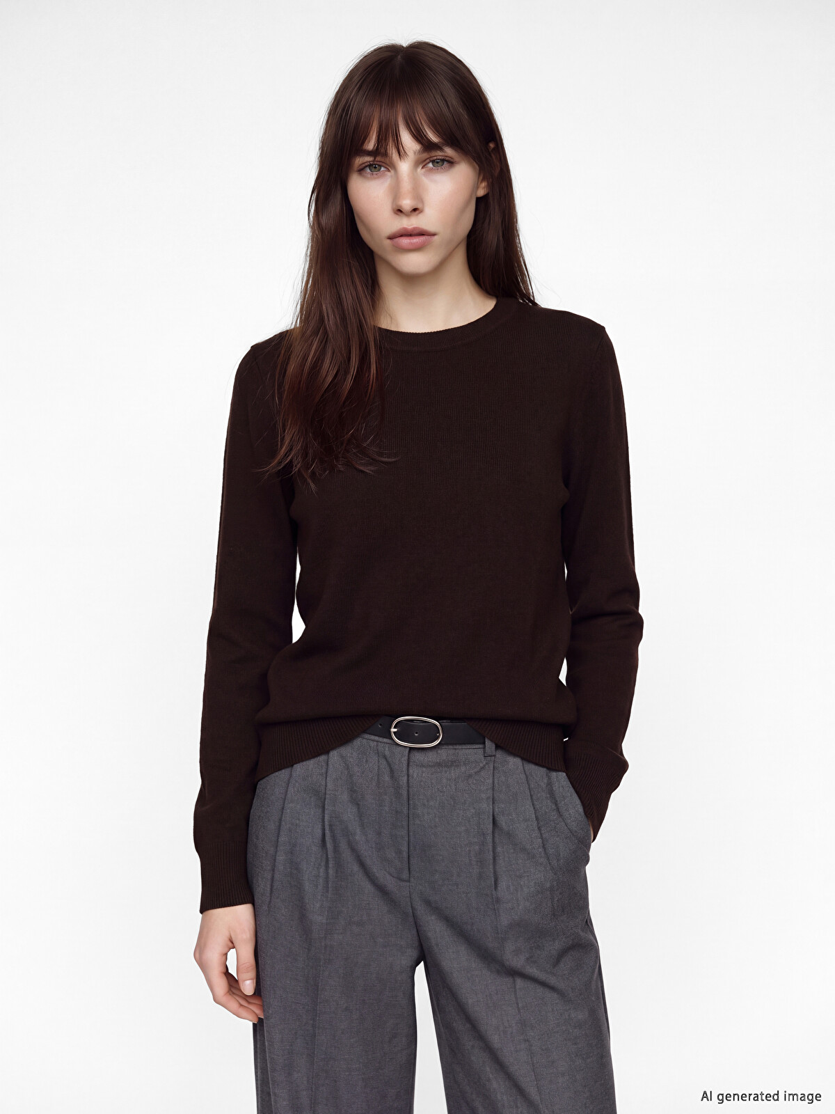 LCW Comfort Crew Neck Women's Knitwear Sweater