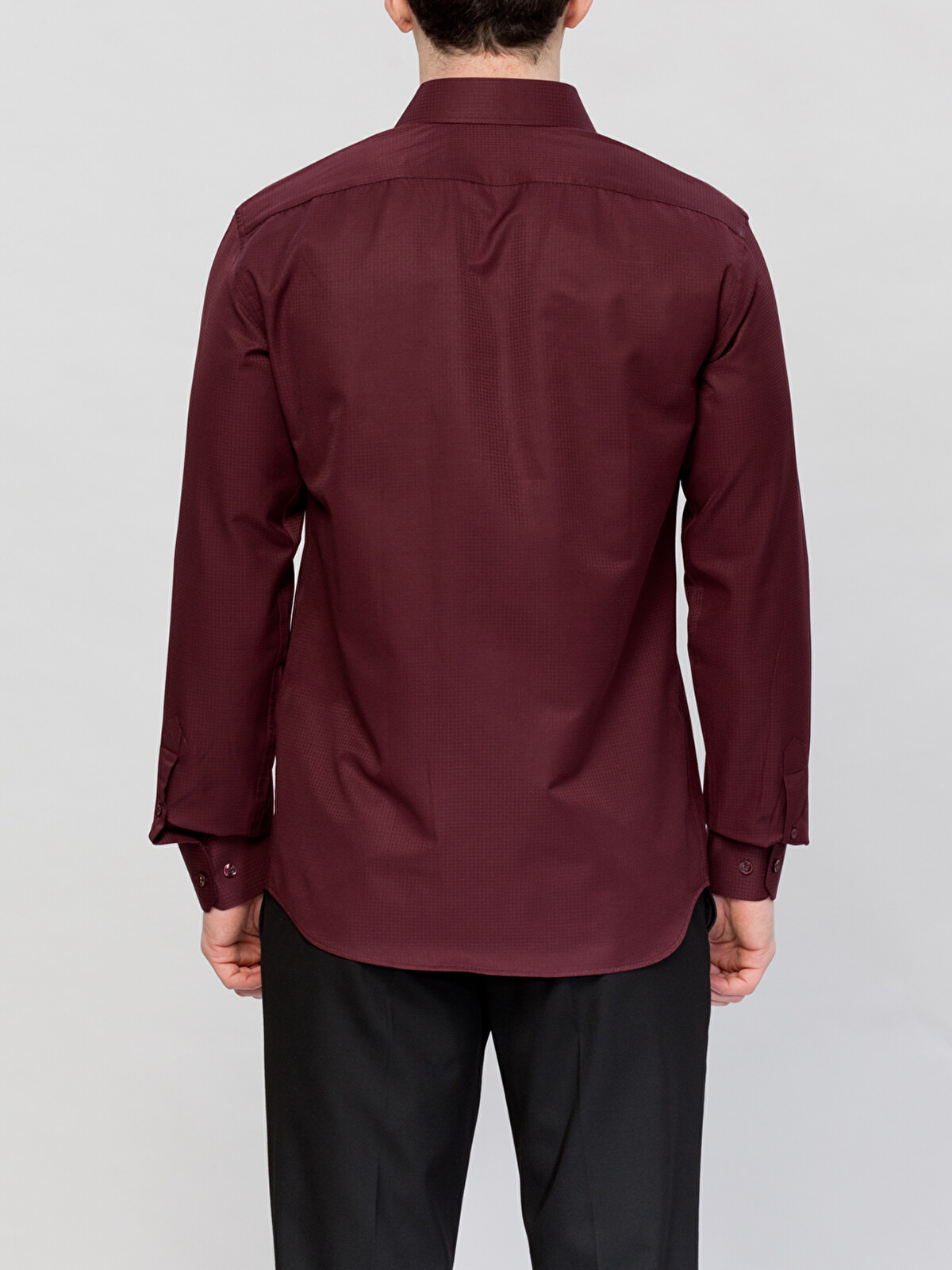 LCW BUSINESS Man Bordeaux Shirt - 6Y6455Z8-DSE - LC Waikiki