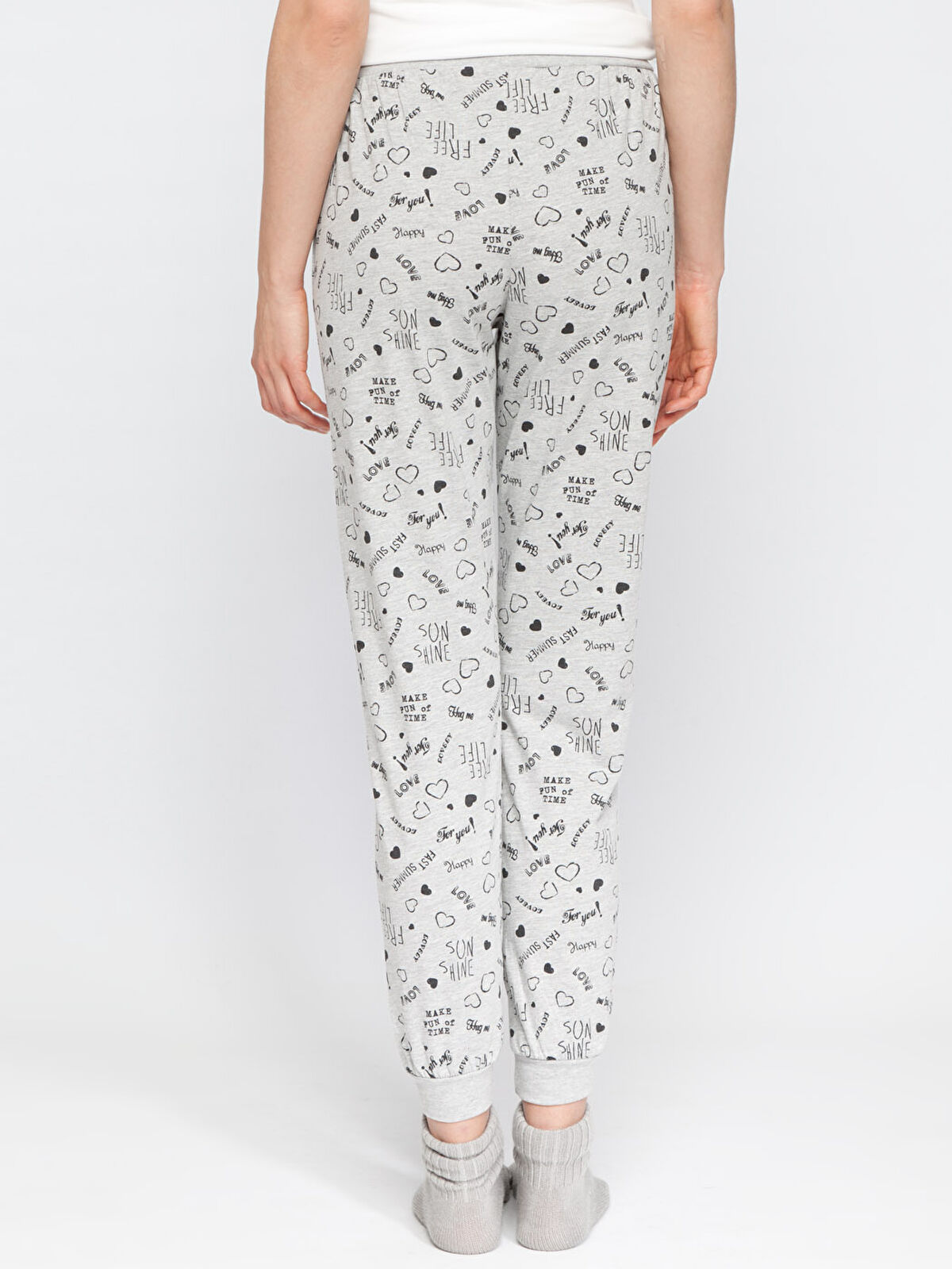 kumi❦　8連 LCW DREAM Pantaloni de pijama GRI Femeie -6Y2561Z8-4FV - LC