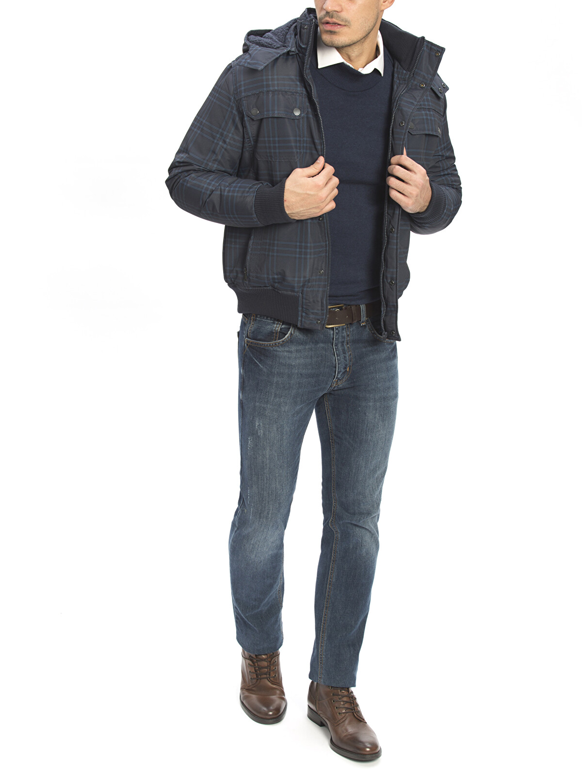 LCWAIKIKI Classic Thick short bomber Multi Pocket Coat - 6K6955Z8