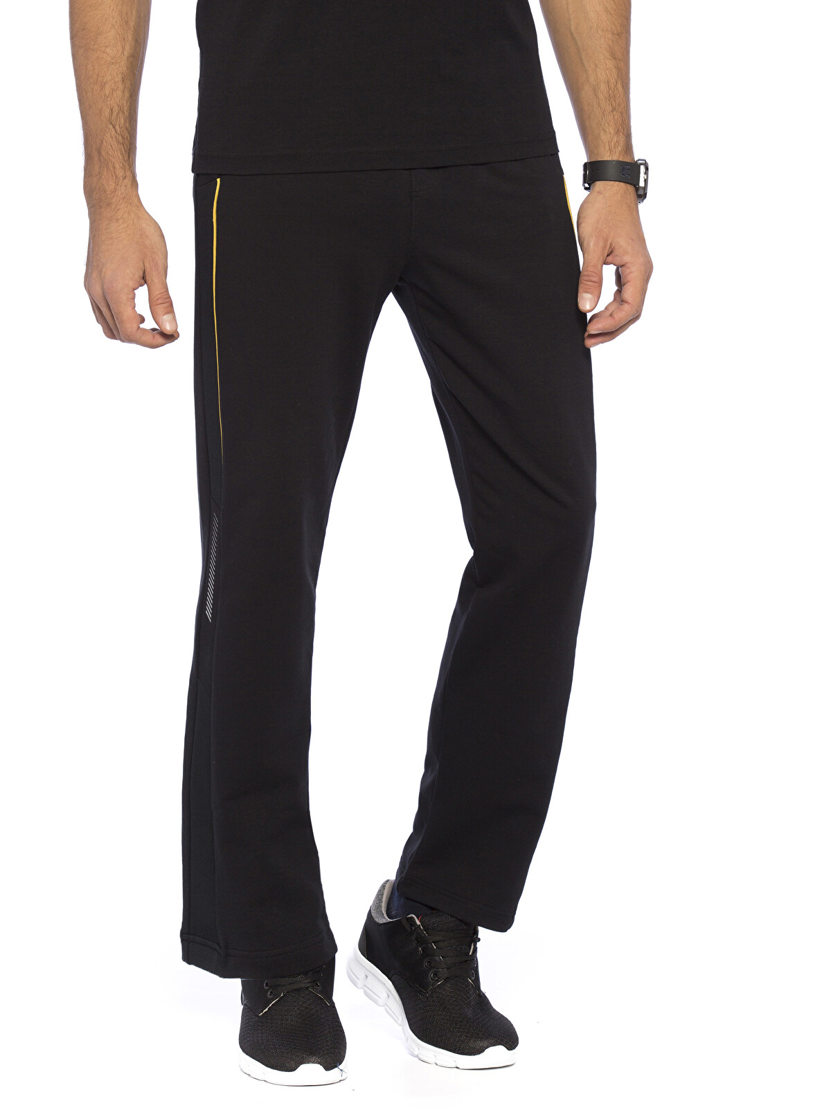 LCWAIKIKI Classic Man Black Sweatpants - 7Y4171Z8-J0F | LC Waikiki