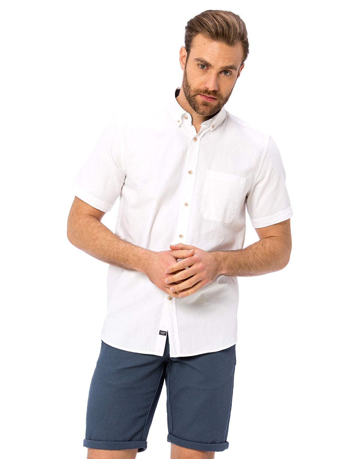 LCWAIKIKI Classic Poplin Men's Shirt -8S3304Z8-J5E - LC Waikiki