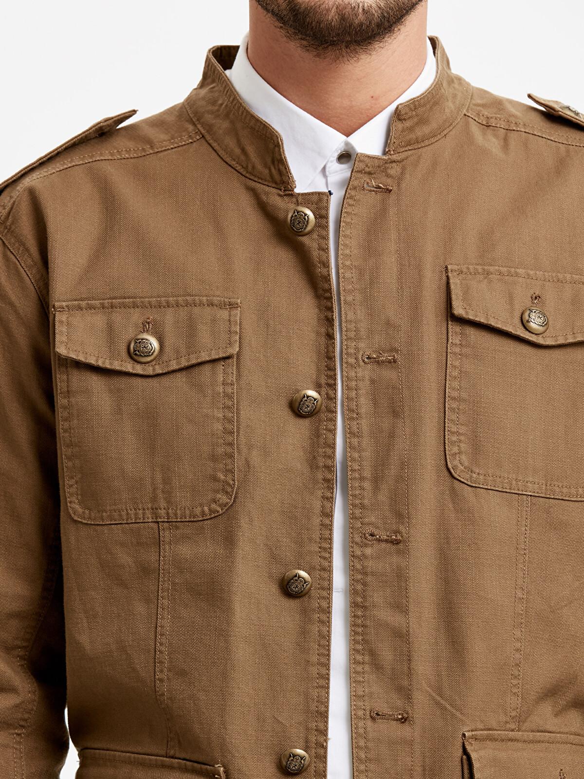 LCW Vision Man Brown Jacket - 8W1335Z8-M60 - LC Waikiki