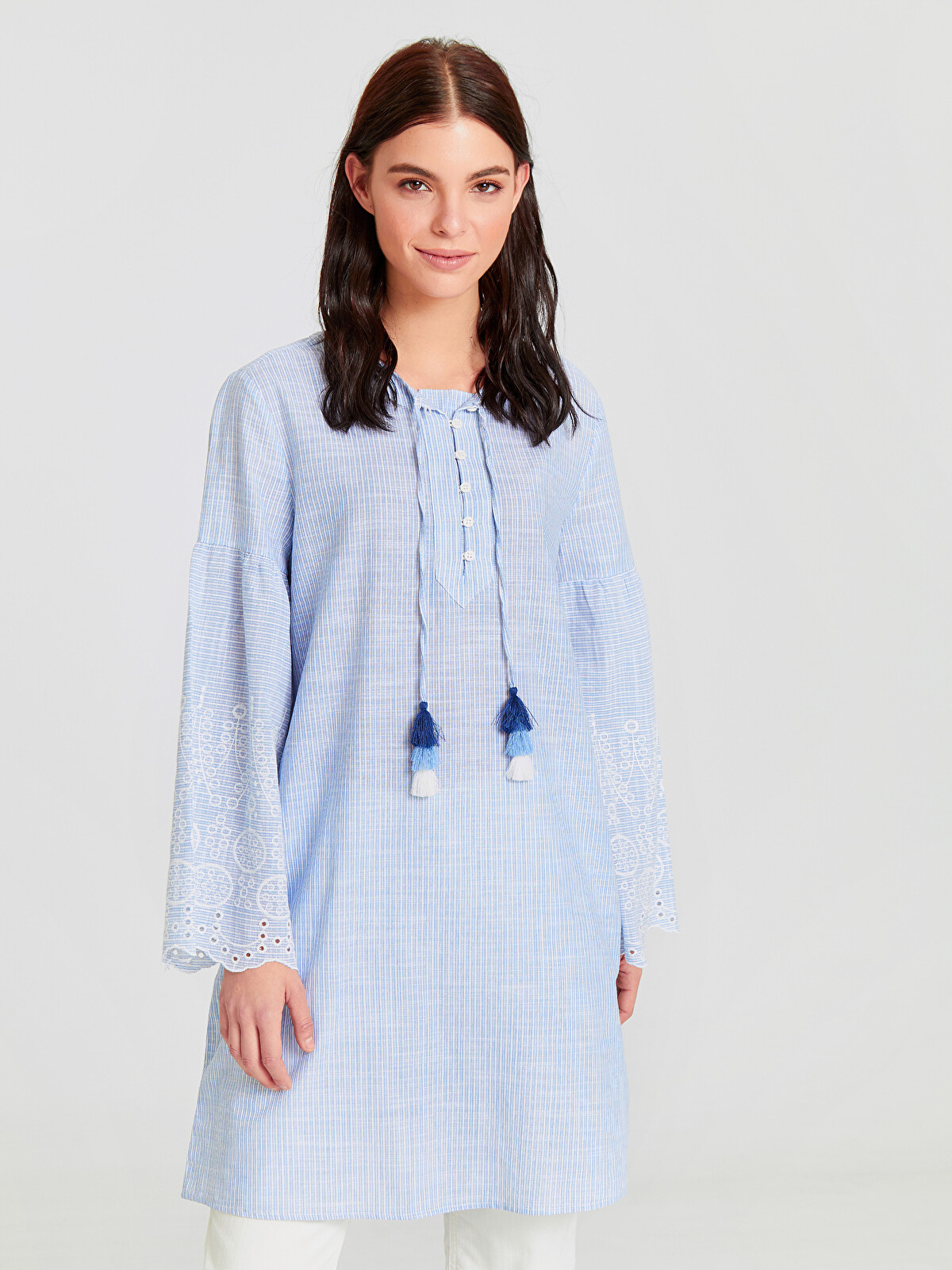 LCW Modest Tunik - 9SG734Z8-LEN | LC Waikiki