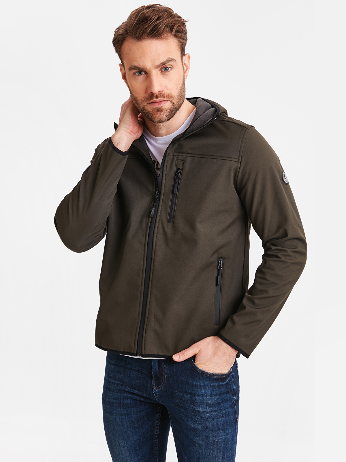 XSIDE ACTIVE Kapüşonlu Dik Yaka İnce Erkek Yağmurluk - 9W0067Z8