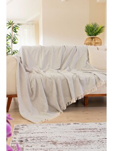 Tabu Home Dokuma Cozy Comfort Gri Koltuk Örtüsü - S000278075-20600