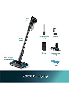 Philips 8000 Serisi Aqua Plus Xc8053/01 Şarjlı Islak Kuru Dikey