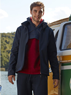 XSIDE ACTIVE Hooded Basic Thin Softshell Jacket - 0S2032Z8-CRP