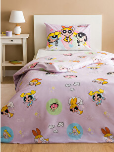 LCW HOME Powerpuff Girls Printed Single Duvet Cover Set - S4IY08Z4