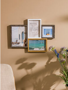 main FOTO MAGAZINE 4冊セット ZAP AKSESUAR Magnet Çerçeve, Boyutlu Klasik Tarz Minyatür Çerçeve