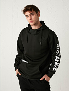 XSIDE Hooded Oversize Hoodie - 0WHC32Z8-CVL | LC Waikiki