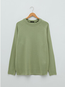 XSIDE Crew Neck Long Sleeve Thin Men's Knitwear Sweater - W1CL44Z8