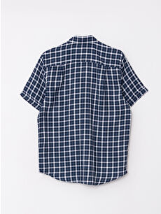 LCWAIKIKI Classic Regular Fit Short Sleeve Plaid Men's Shirt