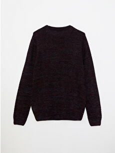 XSIDE Crew Neck Long Sleeve Men's Tricot Sweater - W21313Z8-L9J