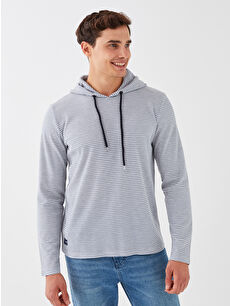 DYNAMO Men's Hoodie Long Sleeve Striped Hoodie -W2J989Z8-16R