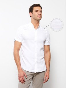 SOUTHBLUE Slim Fit Short Sleeve Dobby Men's Shirt - S3FC93Z8-JYX
