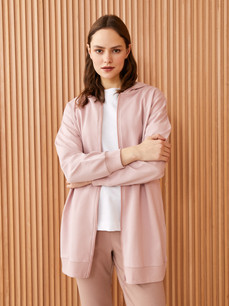 LCW Modest Hooded Regular Long Sleeve Oversize Women's Sports