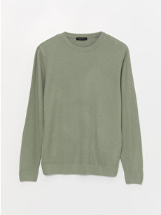 XSIDE Crew Neck Long Sleeve Men's Tricot Sweater - W3DD34Z8-J1Q