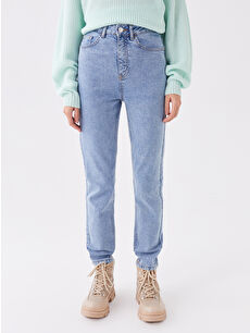 【2025春夏新作】 XSIDE High Waist Slim Mom Women's Jeans -W3G026Z8-S54 - LC スカート