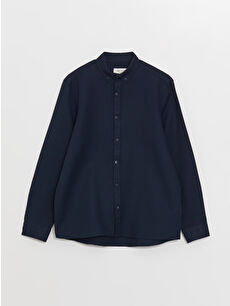 LCW Vision Slim Fit Long Sleeve Dobby Men's Shirt -S40069Z8