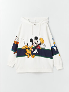 XSIDE Mickey Mouse ve Arkadaşları Baskılı Uzun Kollu Oversize
