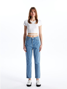 XSIDE Джинсы Mom Fit для женщин - S4BD72Z8-S1D | LC Waikiki